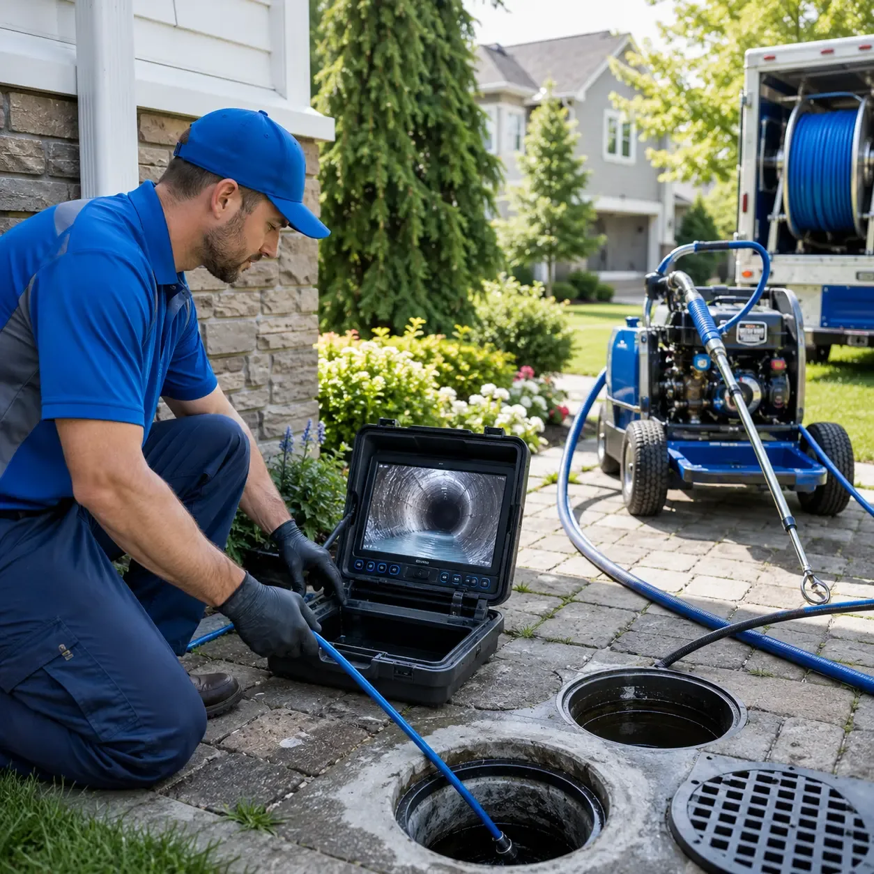 Outdoor drain cleaning professionals serving New Cumberland, WV